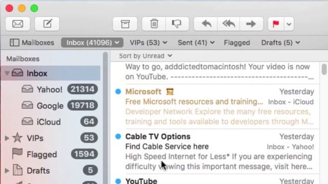 How to Show Unread Emails ONLY in Mail for OS X смотреть онлайн