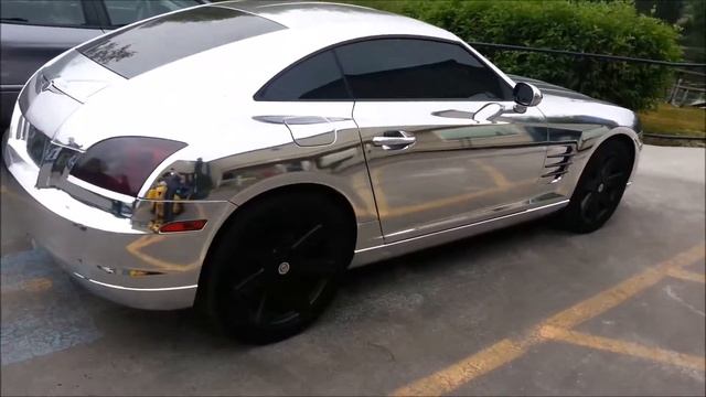 Bad @ss Chrysler Crossfire VINYL-Wrap in Portlandia! смотреть онлайн