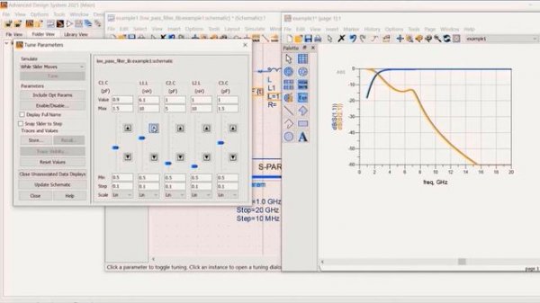 Advanced design System #ADS - Getting Started [ Low pass filter design Example ]