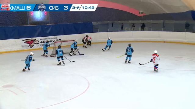 ХК Сибирь(13) - ХК Красная Машина(13) 16.03.2024г смотреть онлайн