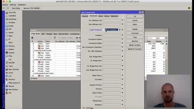 Mikrotik - Block Website/URL/App смотреть онлайн