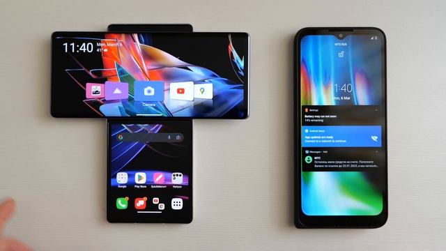 Strange LG Wing & Motorola Defy incoming call смотреть онлайн