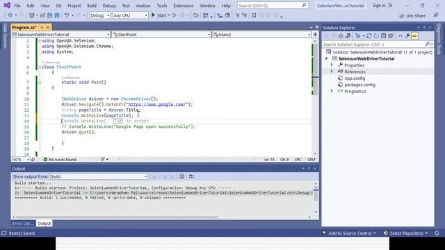 Selenium WebDriver with C# - Session 2 - Selenium IWebDriver Browser & Navigation Commands смотреть онлайн