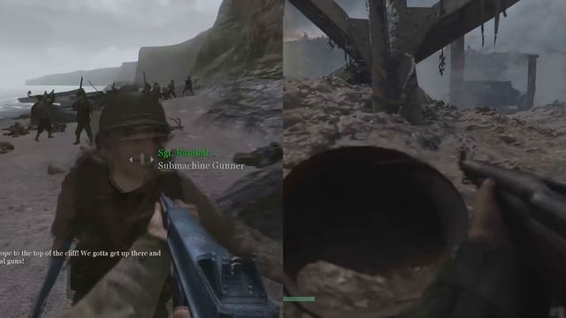CoD 2 (2005) vs CoD WWII (2017) - Gameplay Comparison смотреть онлайн
