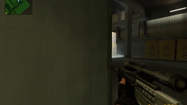 Играю в CS:S с ботами | Карта "cs_assault" | 2-я часть смотреть онлайн