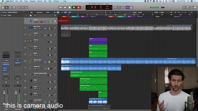 How To Record Vocals In Logic Pro X [For Beginners] смотреть онлайн