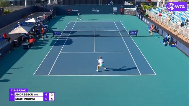 Bianca Andreescu vs. Tereza Martincova | 2021 Miami Round 2 | WTA Match Highlights смотреть онлайн