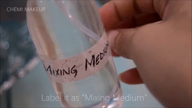 homemade mixing medium DIY for eyeshadows, pigments & glitter смотреть онлайн