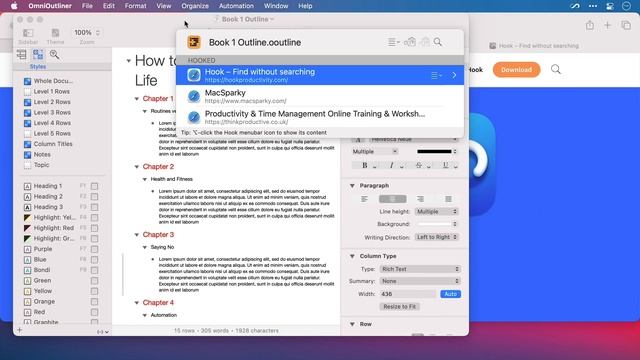Write more efficiently by using Hook to instantly navigate to/from supporting information смотреть онлайн