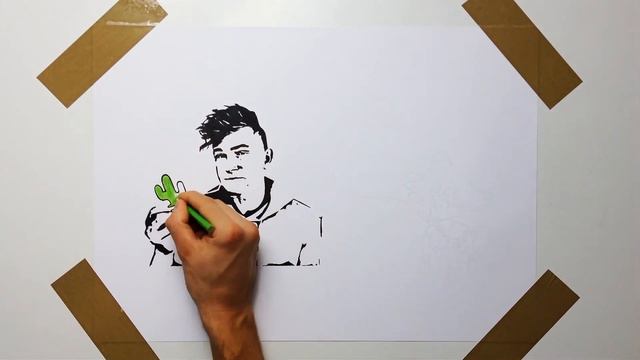Gohan ( Baby Goku ) VS Scrille FAN ART Cartoon Anime Drawing Marko Horvat Crtež смотреть онлайн