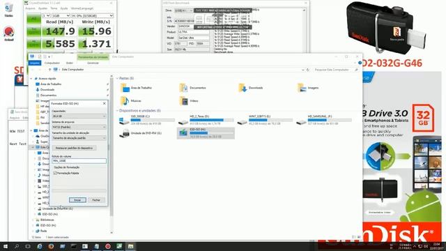 Sandisk ULTRA Dual Drive M3.0 ( SDDD3-064G-G46 ) VS Sandisk ULTRA Dual Drive 3.0 ( SDDD2-032G-G46 )