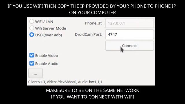 HOW TO USE ANDROID PHONE CAMERA AS WEBCAM IN #LINUX #KUBUNTU (dev47apps)-Part 2 смотреть онлайн