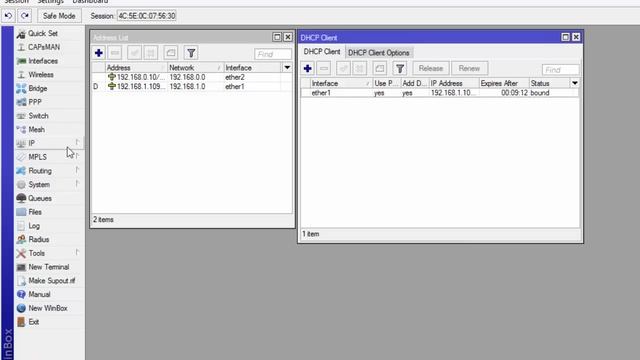 CARA KONFIGURASI MIKROTIK AWAL (KONEKSI INTERNET) смотреть онлайн
