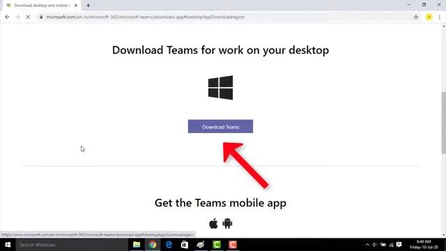 How To Install Microsoft Teams Windows 10/8/8.1/7 смотреть онлайн
