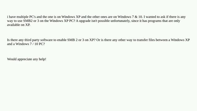 Use SMB2 or SMB3 in Windows XP? смотреть онлайн