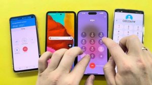 Incoming Call SkyPhone Outgoing Calls Samsung A51 vs Realmi 11pro vs S10E vs IPhone 14pro max