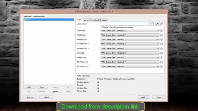 X-Mouse Button Control 2.14 смотреть онлайн