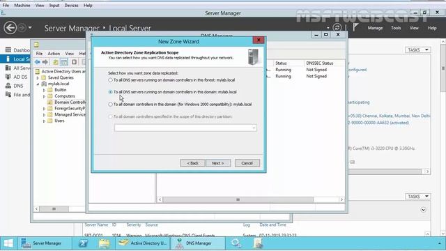 10. Active Directory Integrated DNS Zone смотреть онлайн