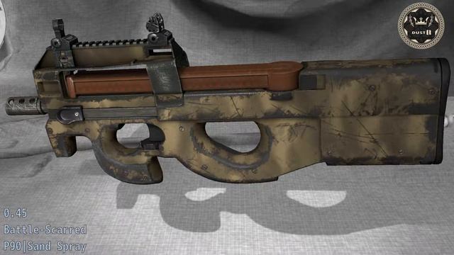P90 Sand Spray - Skin Wear Preview смотреть онлайн