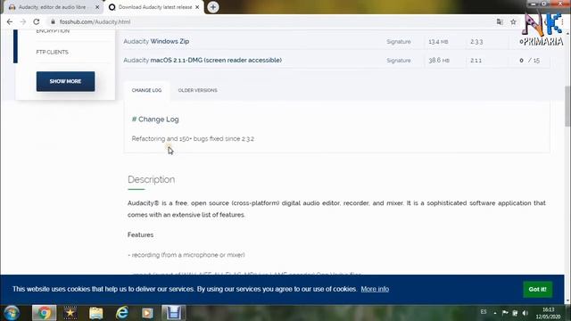 Cómo descargar el AUDACITY (editor de audios) смотреть онлайн