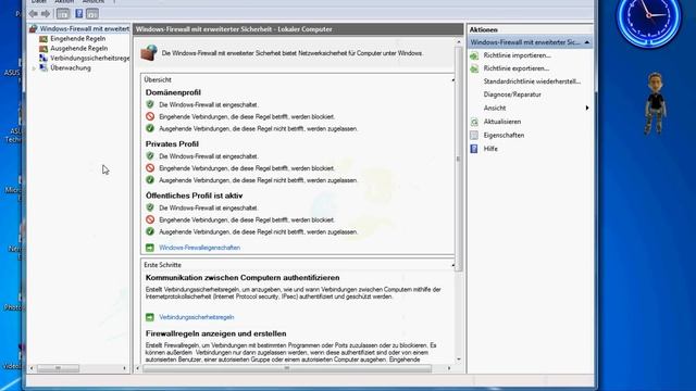 Windows Vista/7 Firewall ausschalten смотреть онлайн