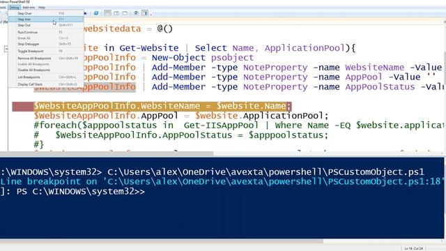 PowerShell Course - Debugging a Script смотреть онлайн