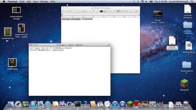 How To Go Into Your Library Folder (Mac OSX Lion) смотреть онлайн