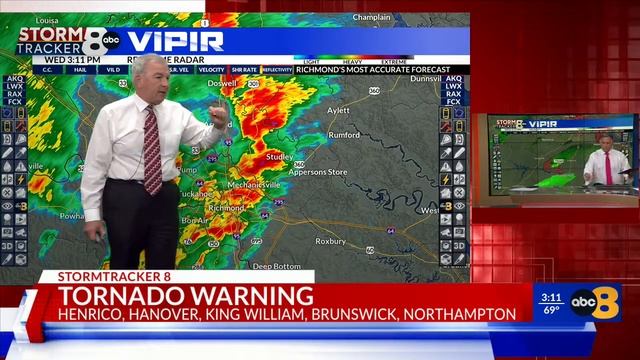 LIVE: Tornado warning in Powhatan, Amelia and Brunswick смотреть онлайн