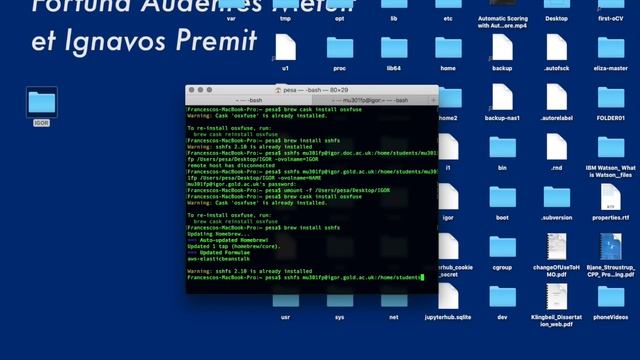 How to Mount an SSH Disk onto MacOS Finder смотреть онлайн