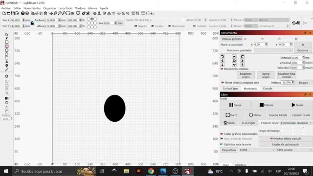 LIGHTBURN para laser de diodo / descarga y configuración смотреть онлайн