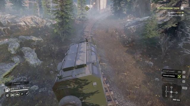 SnowRunner. Юкон. Подтопленные предгорья. Иследую карту. Часть 3. смотреть онлайн