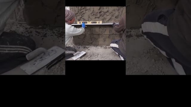 Ремонт стен. Штукатурка под камень. смотреть онлайн