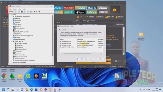 Fix Unlock Tool Drivers, Tecno Spark 8 Frp Bypass. Fix MTK,SPD,Qualcomm Drivers In Unlock Tool Fast