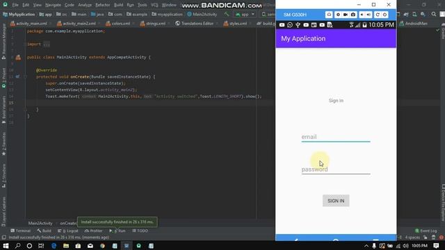 7-How to start another activity in android using intent | URDU/HINDI смотреть онлайн