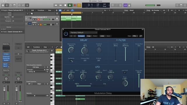 Logic Pro X 10.5 | LoFi Effect for Piano смотреть онлайн