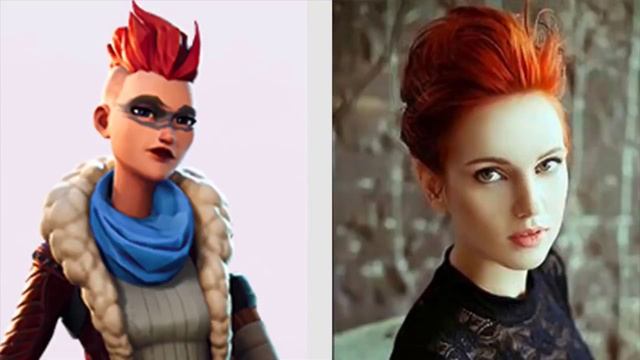 FORTNITE || fortnite characters in real life смотреть онлайн