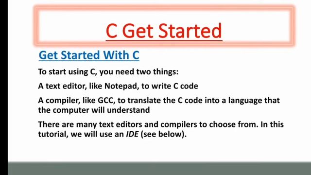 Tech Tutorials ------ Introduction to C Programming Language | C Install IDE (Dev - C++) смотреть онлайн