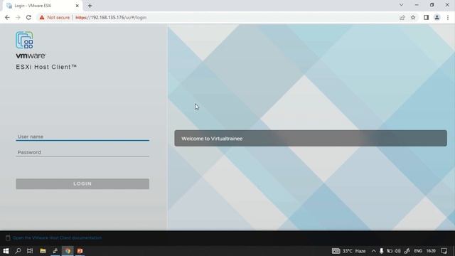 How to set Welcome message on login page in ESXi host ? | Welcome message configuration in VMware смотреть онлайн
