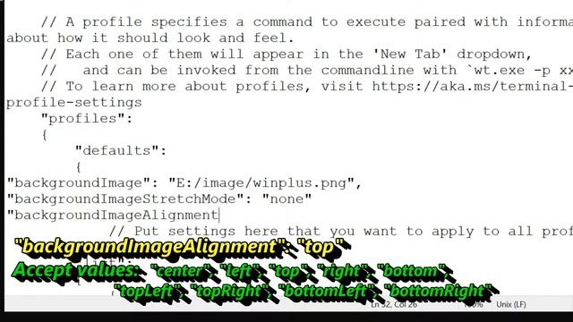 Customize Windows Terminal 1.0 | Background image settings смотреть онлайн