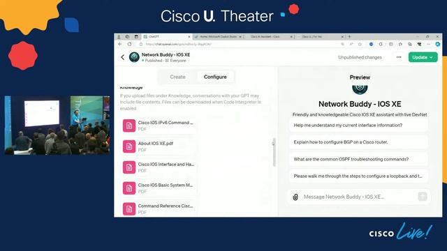 Let's build a Cisco IOS XE GPT! смотреть онлайн