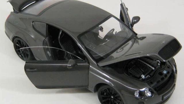 Welly 1/18 Bentley Continetal GTC Supersports .wmv смотреть онлайн