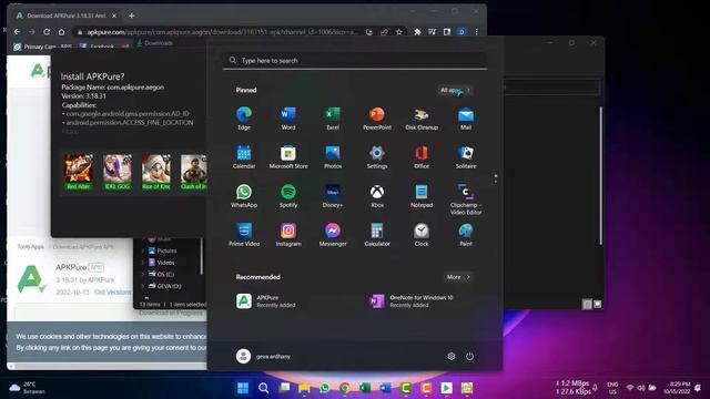 TUTORIAL INSTALL APK DI WINDOWS 11 смотреть онлайн