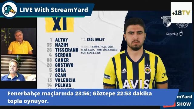 Canlı Yayın | Fenerbahçe, Göztepe deplasmanında | 18.10.2020 смотреть онлайн