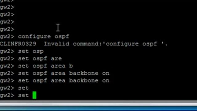 Checkpoint gaia R77 - configuration interface and ospf смотреть онлайн
