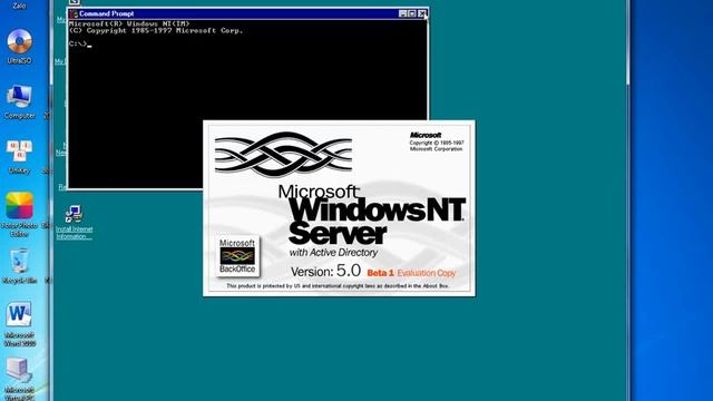 Windows NT 5.0 server beta 1 build 1671 смотреть онлайн