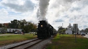Pere Marquette 1225 The Polar Express goes to Cadillac