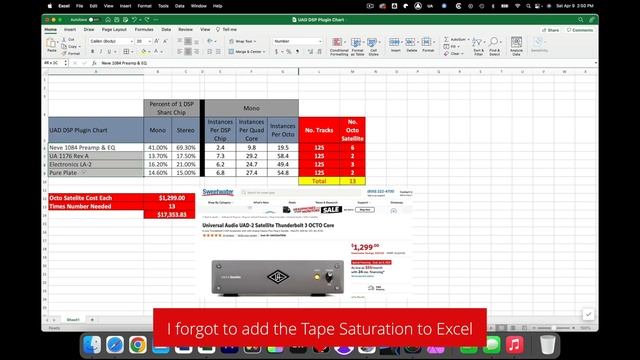 UAD Spark Native Plugins = 13 Octo Core Satellites - Cost Over $17K смотреть онлайн