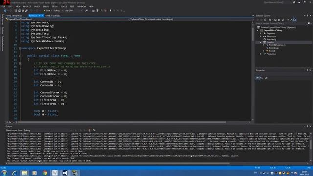 Expand Effect in C# Demonstration смотреть онлайн