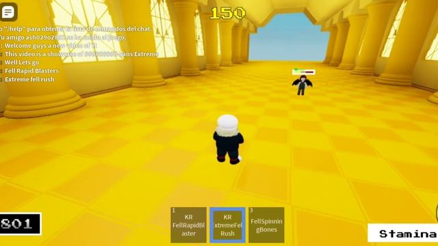 (🎃Halloween🎃 UT: Last Corridor)Showcase of Extreme Fell Sans *Upgrade of Fell Sans* *5000 Xp* смотреть онлайн