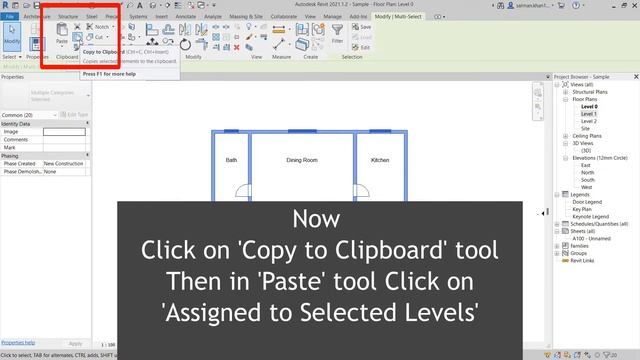 How to Copy Floor to Next Level in Revit | Revit Tutorials смотреть онлайн